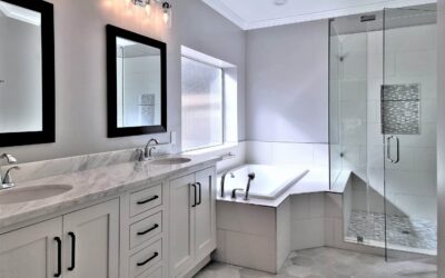 Bath remodel looks clean