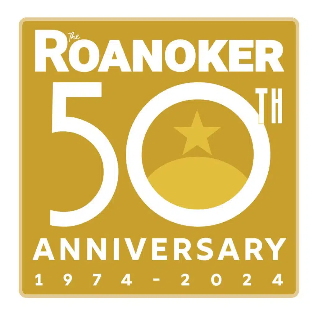 Roanoker Logo 50th anniversity